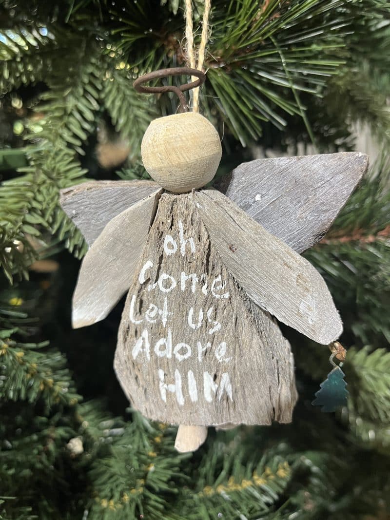 Driftwood Angel Ornaments Set of 3 - Image 6