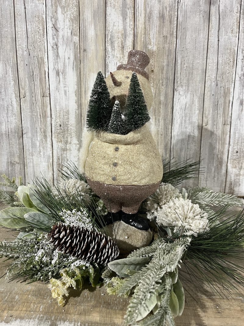 Sparkle Snowman with Pines - Image 2