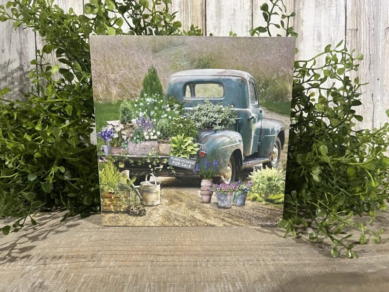Set of 3 Vintage Garden Block Signs - Image 4