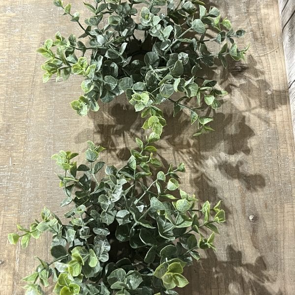 Alternative view of 1" Eucalyptus Taper Candle Ring, Set/2