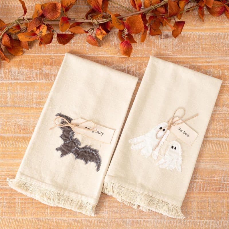 Raggedy Halloween Tea Towel Set of 2