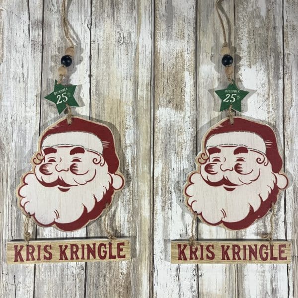 KRIS KRINGLE ORNAMENT / Set of 2
