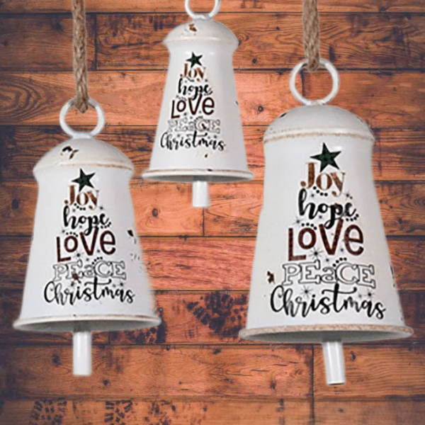 Metal Love Bells / Set of 3