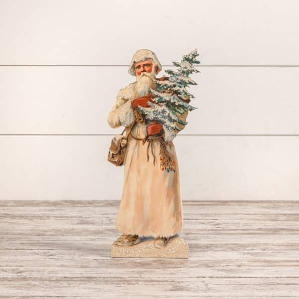 Alternative view of 18" SANTA IN WHITE DUMMY BOARD