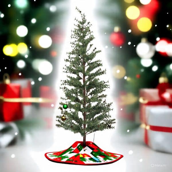 Alternative view of 48” Lighted Pine Tree