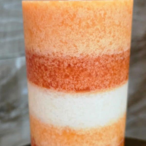 7 layer Fall Mottle Moving Flame LED Candle 3x6in