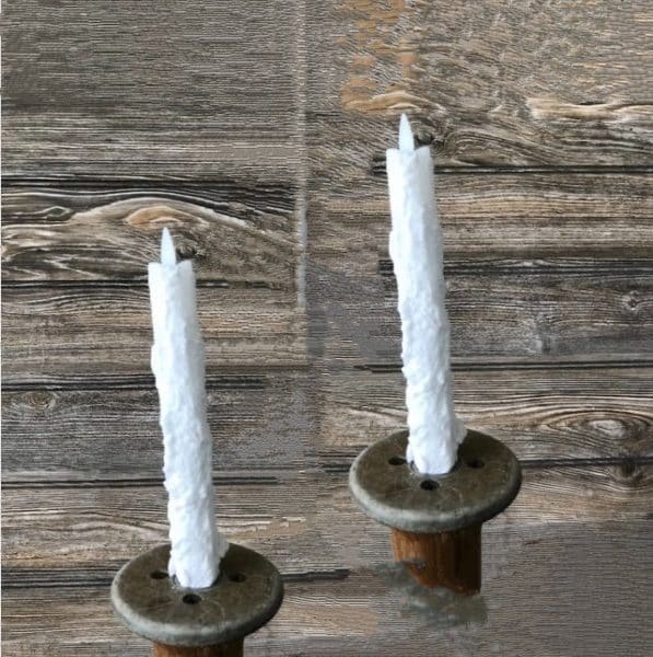 7 Inch Bumpy Taper Candles / 2pack