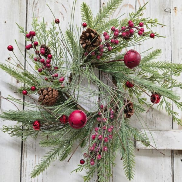 Christmas Jingle 4.5in Candle Ring