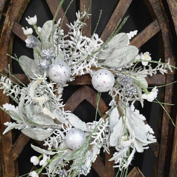 Glistening Holiday Cheer 4.5in Candle Ring