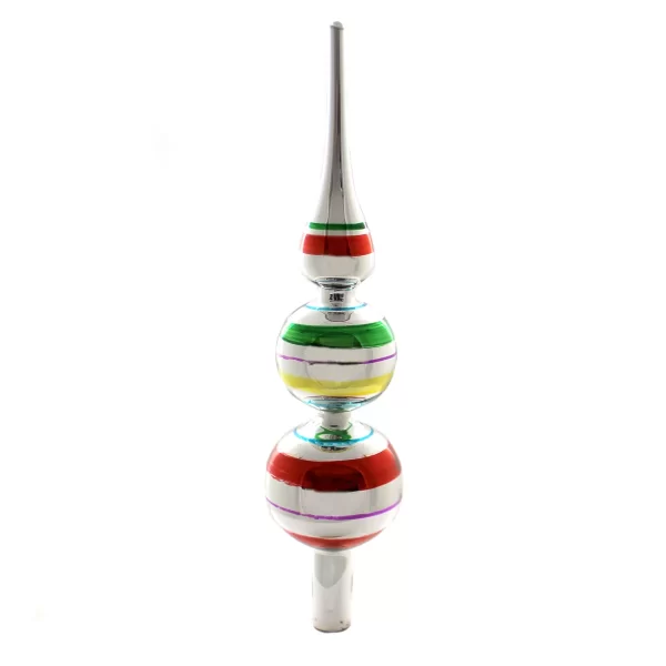 Alternative view of Kurt Adler 13.0 Inch Early Years Glass Tree Topper