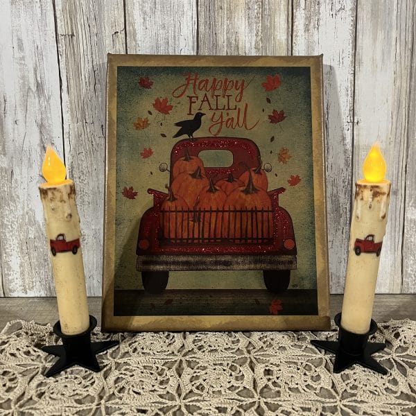 Fall Red Truck  Special Value Set