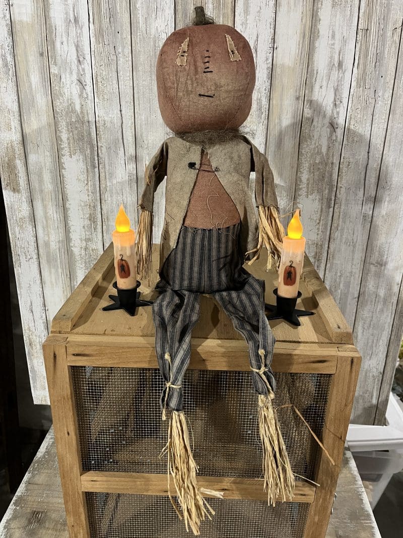 Henry Pumpkin Man Special Value Decor Set