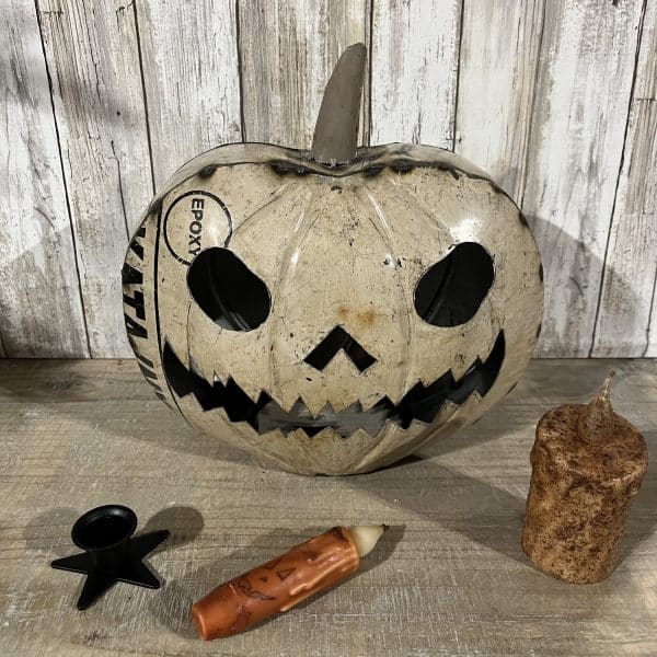 Alternative view of Recycled Metal Jack O Lantern Special Value Set