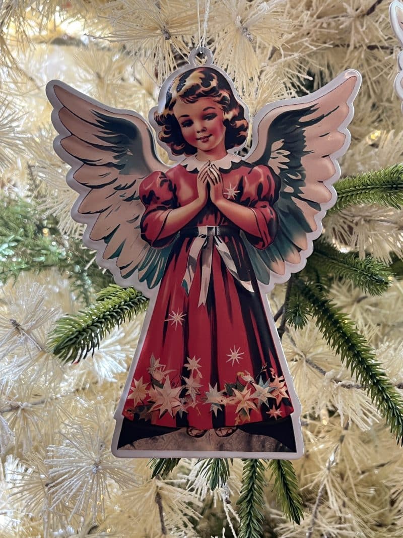 Set of 3 Metal Angel Ornamemts - Image 3