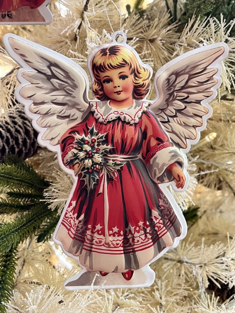 Set of 3 Metal Angel Ornamemts - Image 2