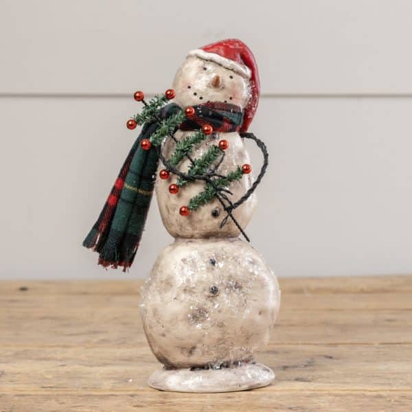 10.5" SNOWMAN W/ PENCIL TREE
