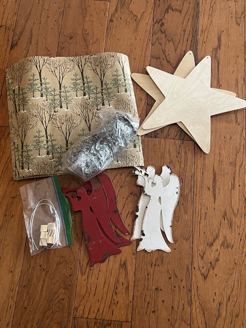 Rustic Angel Star Hanger Craft Kit - Image 4
