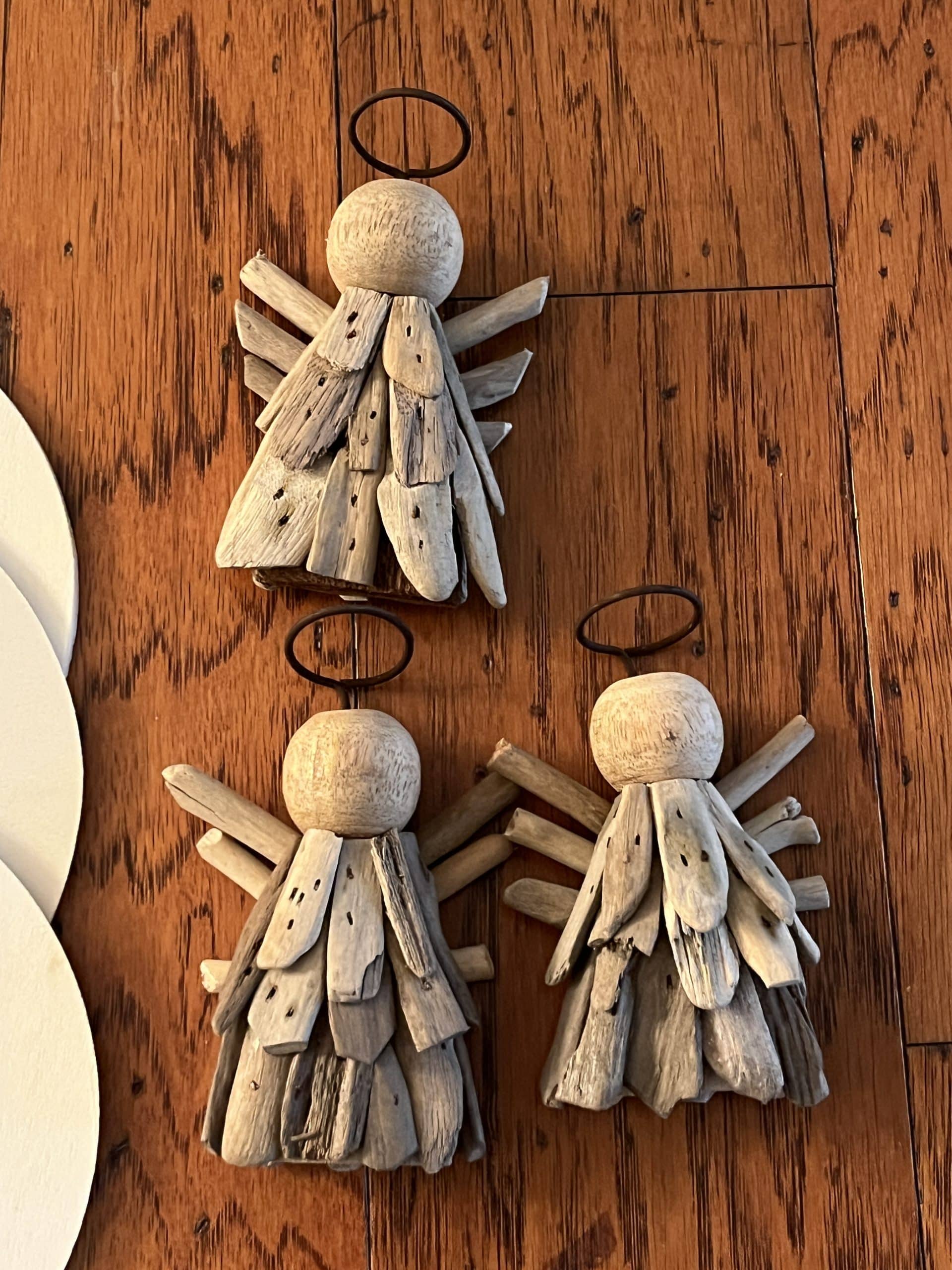 Hanging Slice Driftwood Angels Craft Kit - Image 2