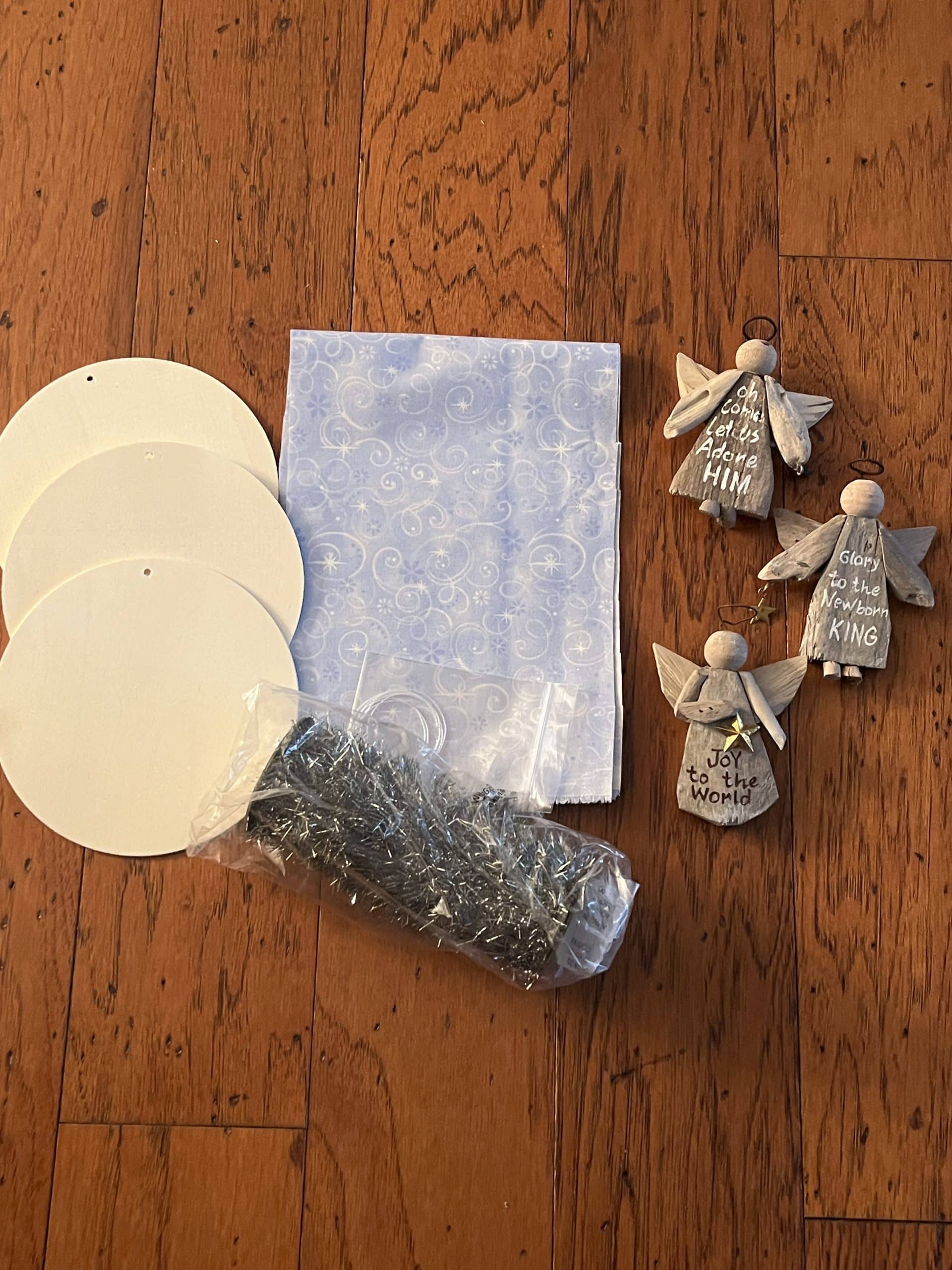 Hanging Driftwood Angels Craft Kit - Image 3