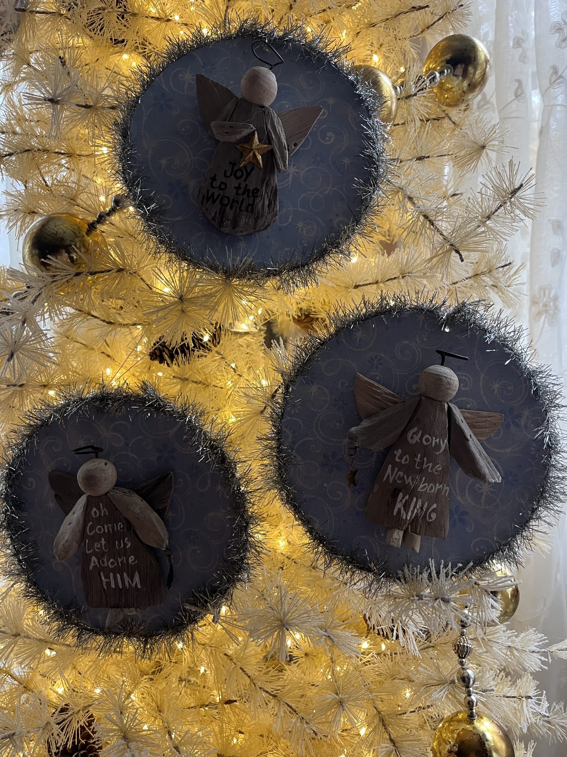 Hanging Driftwood Angels Craft Kit