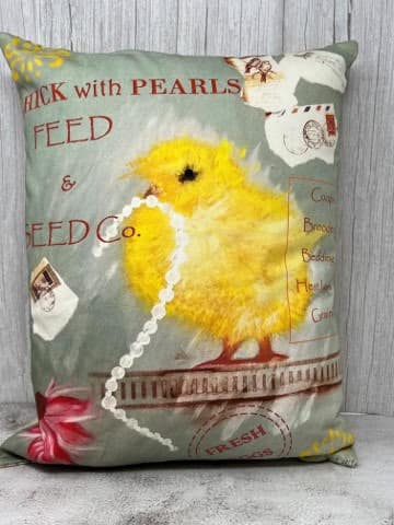 Chick with Pearls Pillow Set - Image 5