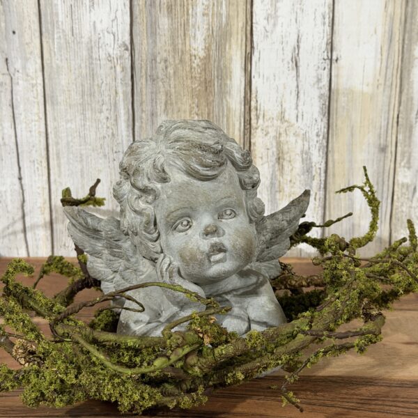 4.5" Mossy Twig Candle Ring