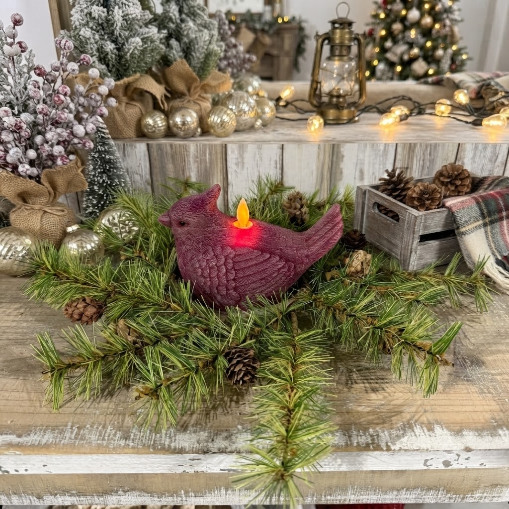 Holiday Pine 4.5in Candle Ring