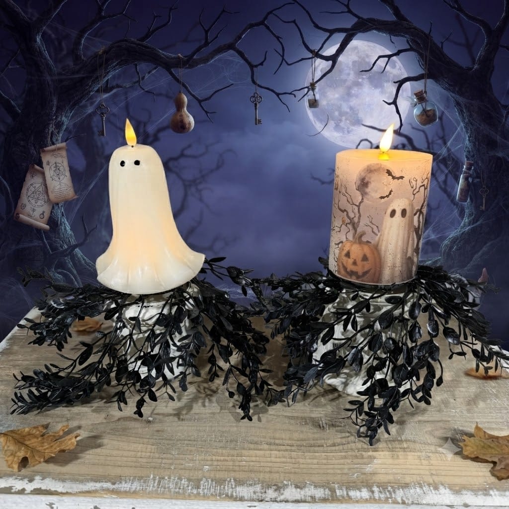Ghost LED Timer Candle - Image 2
