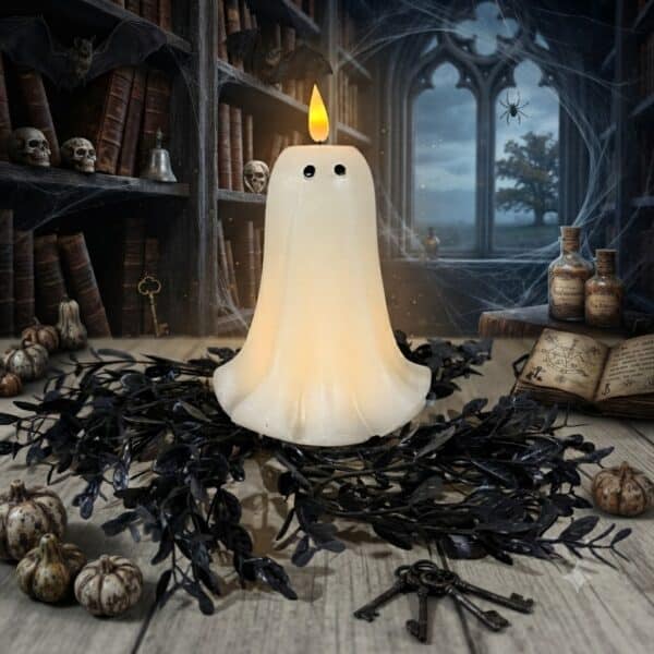 Ghost LED Timer Candle