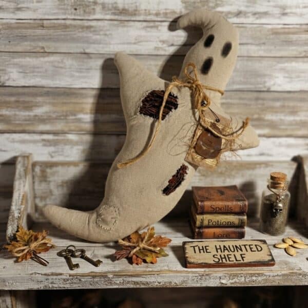 Alternative view of Primitive Handmade Fabric Ghosts