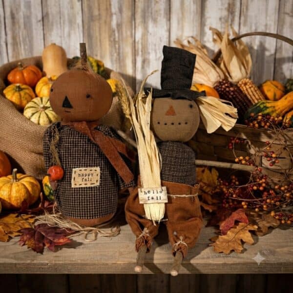 Happy Harvest Pumpkin Doll Special Value Set