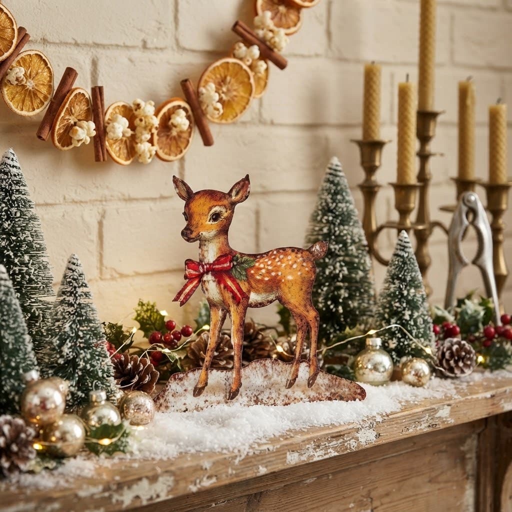 12" HOLLY THE REINDEER METAL DUMMY BOARD