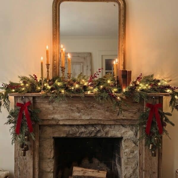 15" Merry Melody Hanging Pines / Set of 2 - Image 2