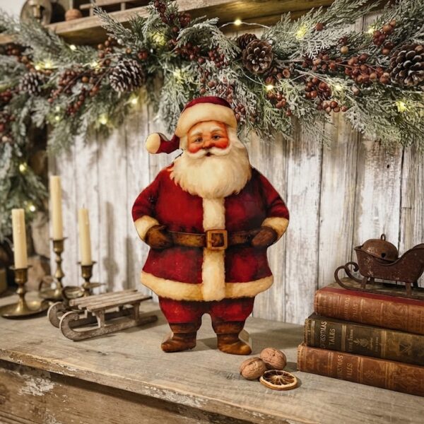 10.5" Santa Wood Cutout