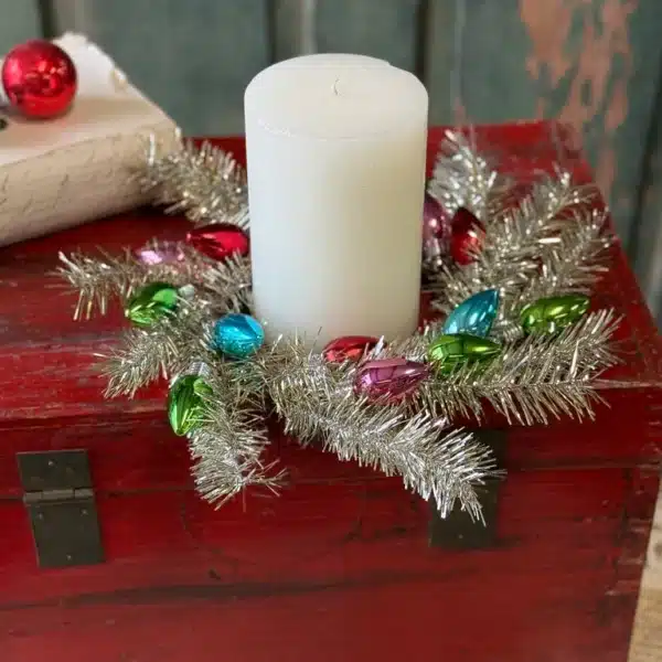 Tinsel Town Candle Ring | 6.5"