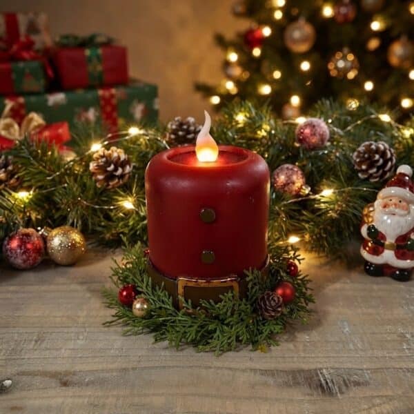 Santa Belt LED Pillar