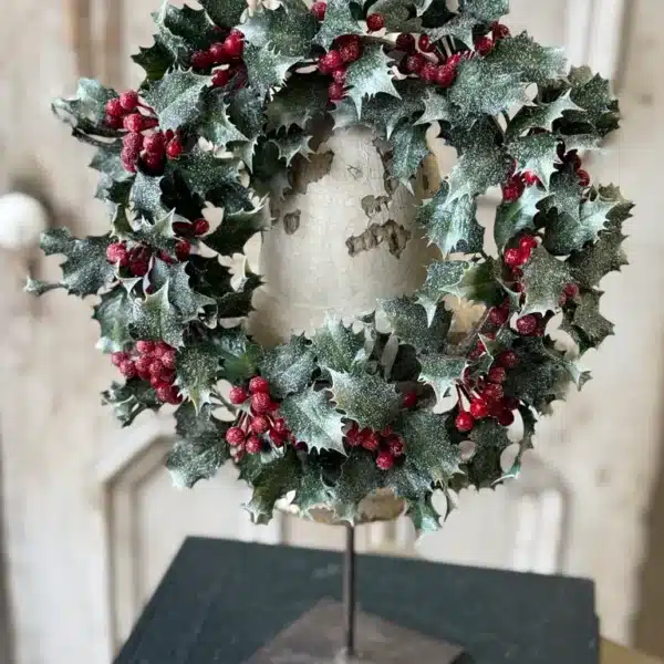 Alternative view of 9" Hollyberry Glen Candle Ring