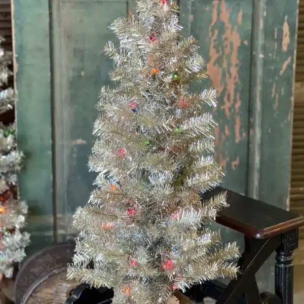 36” Pre Lit Vintage Christmas Tree